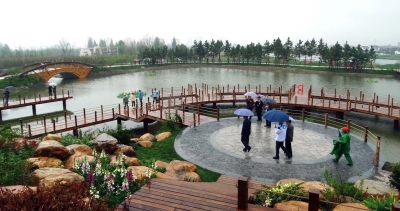 揚州三灣濕地生態公園核心區建成開放 - 植保 - 中國園林網